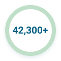 42,300+ statistic icon