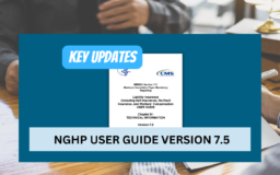 Key Updates in NGHP User Guide Version 7.5: WCMSA Reporting Essentials